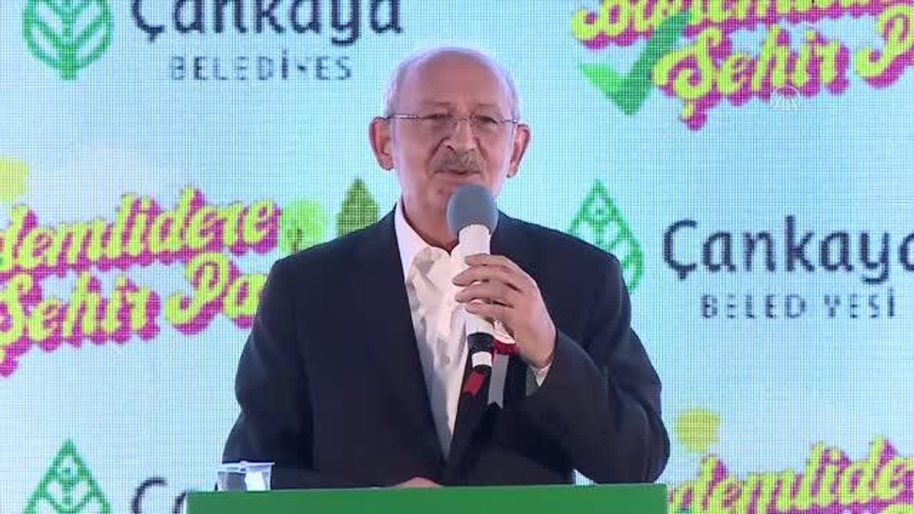 Kılıçdaroğlu: "Ankara'yı bir beton ormanı olarak görmemek lazım ve bu kimlikten çekip çıkarmak lazım"