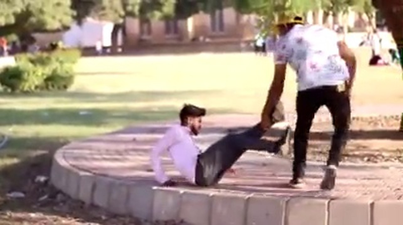 Leg Pulling prank