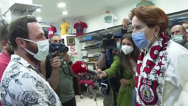 İYİ Parti Genel Başkanı Akşener İlkadım, Bafra ve Atakum ilçelerini ziyaret etti