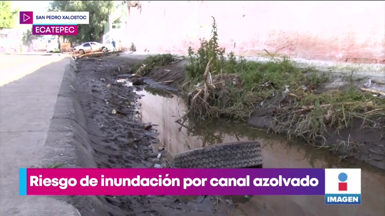Alertan por nuevo riesgo de inundación en Ecatepec