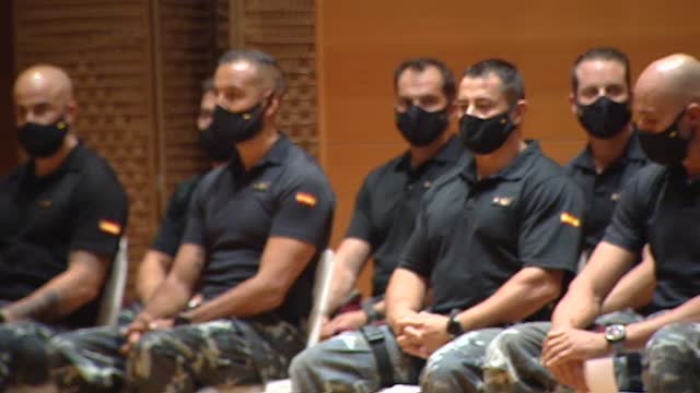Homenaje a los policías españoles que participaron en la misión de evacuación de Kabul