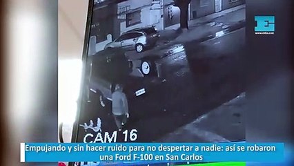 Empujando y sin hacer ruido para no despertar a nadie: así se robaron una Ford F-100 en San Carlos