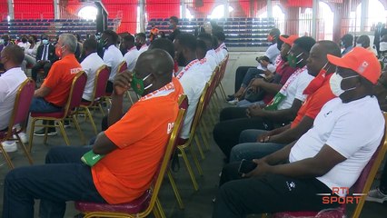 Afrobasket 2021 :  Décoration des Eléphants après leur retour à Abidjan