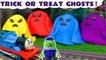 Trick or Treat Ghosts  Surprise Toys with Thomas and Friends and the Funny Funlings in this Spooky Halloween Stop Motion Animation Toy Episode for Kids from Kid Friendly Family Channel Toy Trains 4U
