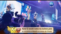Karol G agradece entre lágrimas a sus seguidores tras agotarse boletos en Medellín