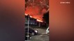 Moradores do Serra Verde registram incêndio em mata perto de casas e prédios