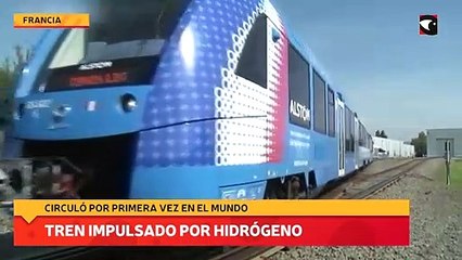 Francia circuló por primera vez en el país el primer tren del mundo impulsado por hidrógeno