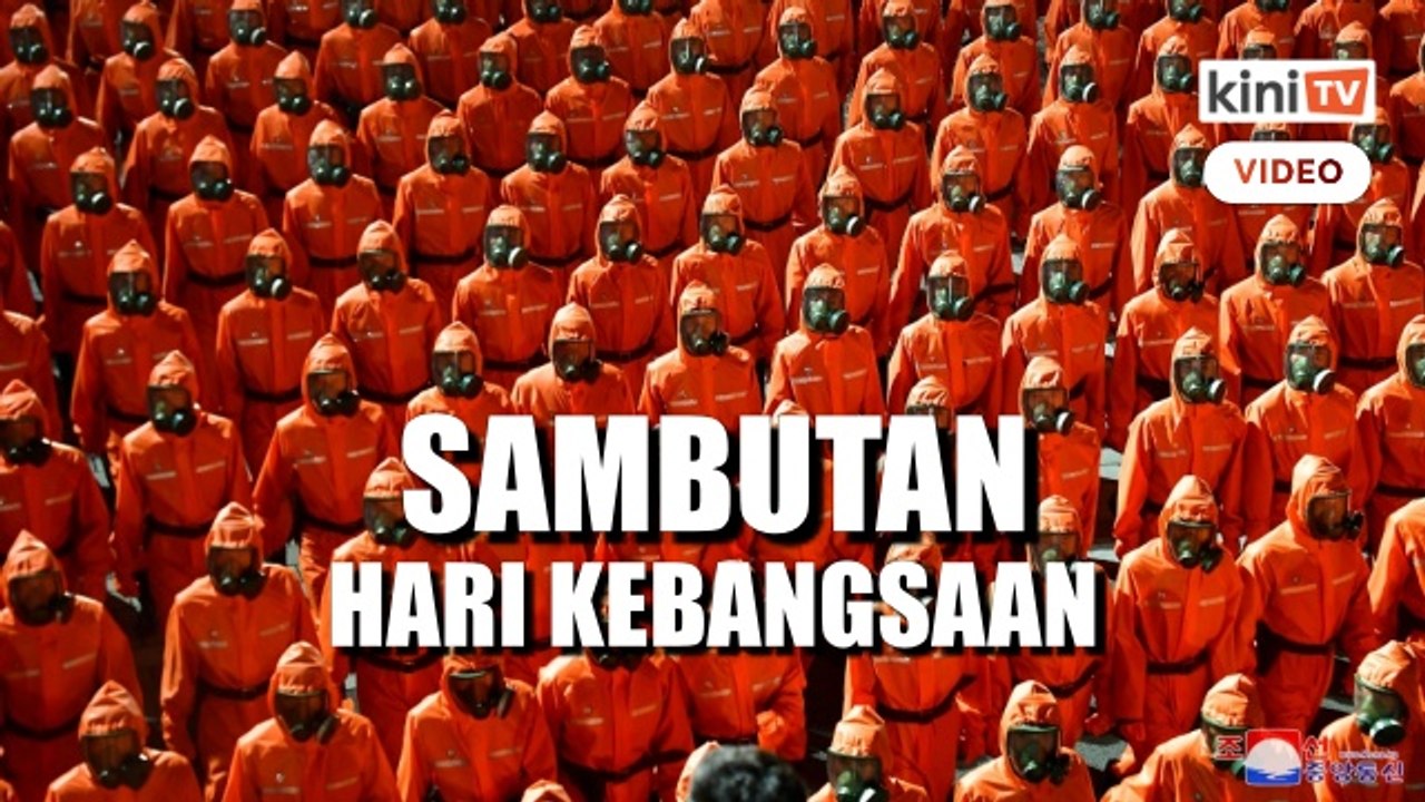 Korea Utara pakai pakaian hazmat pada perbarisan hari kebangsaan
