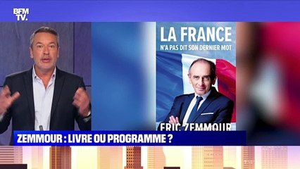 L’édito de Matthieu Croissandeau: Zemmour, livre ou programme ? - 10/09