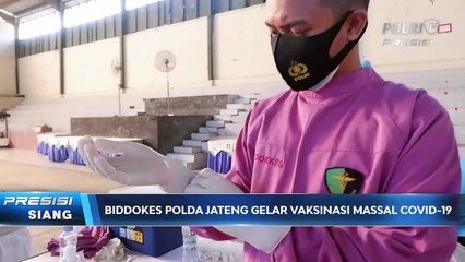 1.800 Masyarakat di Vaksinasi Covid-19 oleh Biddokes Polda Jateng Bersama Walubi