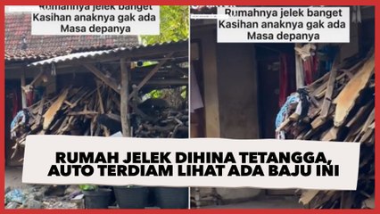 Rumah Jelek Dihina Tetangga, Auto Terdiam Pas Lihat Ada Baju ini Digantung di Teras