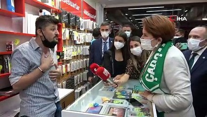 Vatandaşın Akşener'le yaşadığı diyalog dikkat çekti!