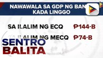 NEDA: Bilyung-bilyong piso, nawawala sa GDP ng bansa sa kada linggo na umiiral ang ECQ at MECQ sa NCR plus