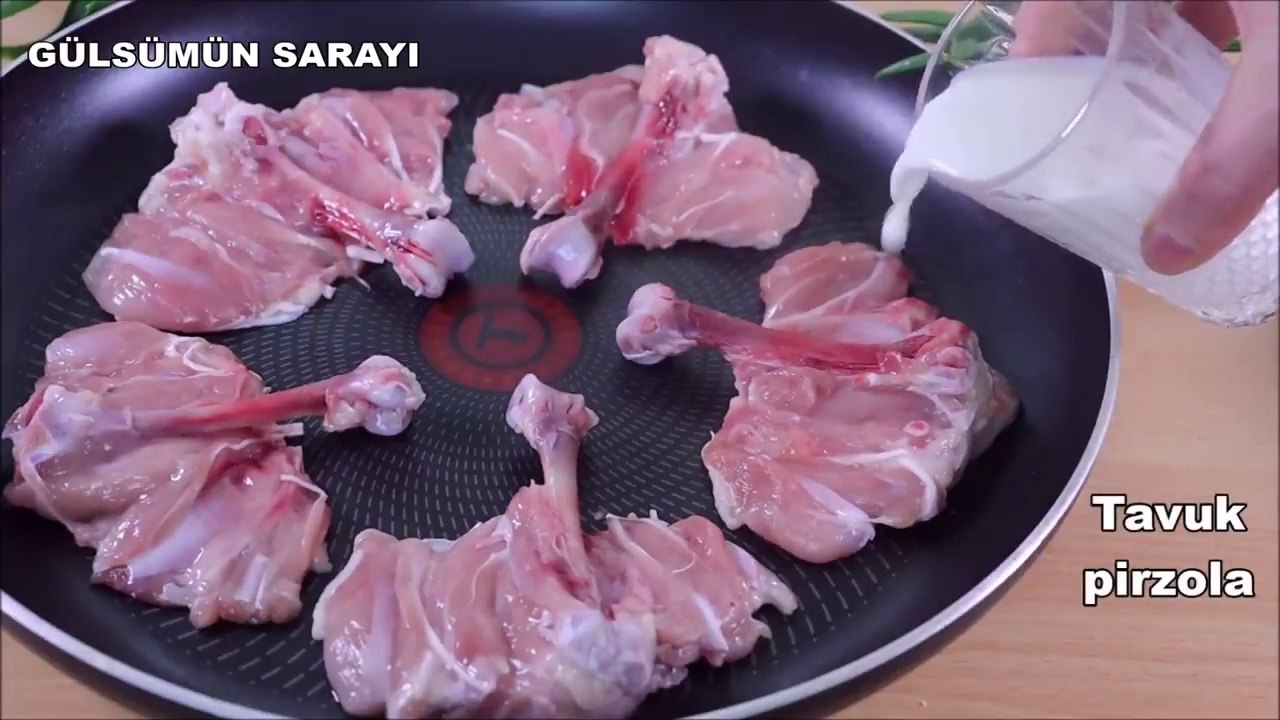 TAVUK PİRZOLA. ÇITIR ÇITIR İNANILMAZ LEZZETLİ TAVUK BAGET TARİFİ. 1 BARDAK SÜT İLE