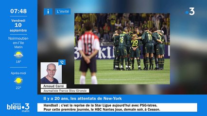 10/09/2021 - Le 6/9 de France Bleu Loire Océan en vidéo