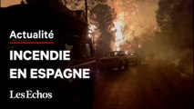 Feu de forêt en Espagne: un pompier mort, un millier de personnes évacuées