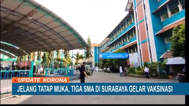 Jelang Sekolah Tatap Muka Tingkat SMA, Pemprov Jatim Gelar Vaksinasi Bagi Pelajar