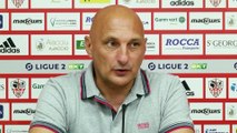 Le point presse d'Olivier Pantaloni avant ACA-Sochaux (J7)