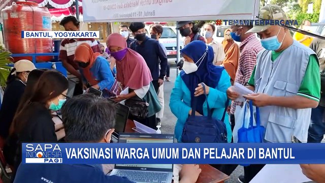 Kompas Gramedia bersama Kalbe Gelar Vaksinasi Massal untuk Warga Umum dan Pelajar di Bantul