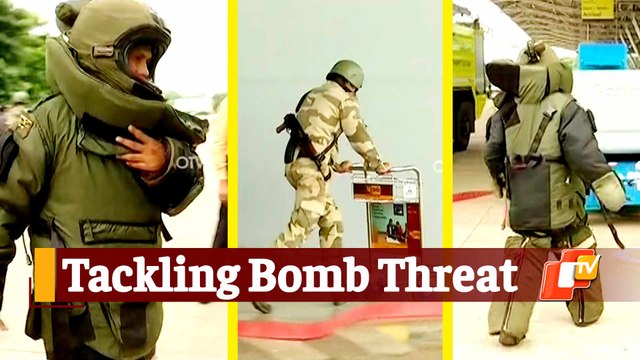 Watch I CISF Jawans Responding To Bomb Threat At Bhubaneswar Airport | Mock Drill