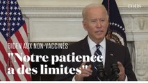 Le coup de gueule de Joe Biden contre les non-vaccinés