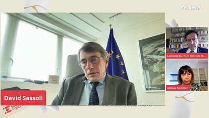 Recovery, Sassoli: "Si discute se rendere i nuovi strumenti permanenti”