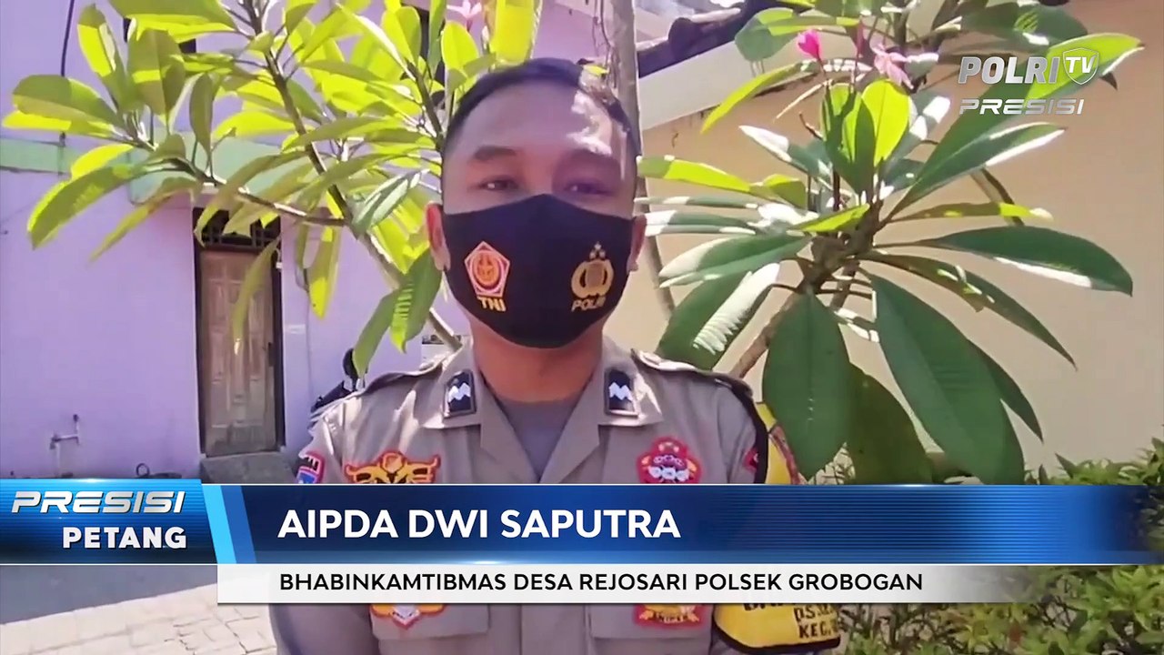 Tunjukkan Kepedulian saat Pandemi, Bripka Dwi Saputra Datangi Rumah Warga yang Terdampak Covid-19