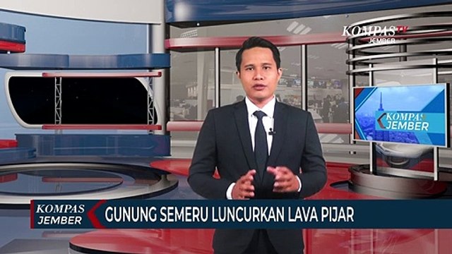 Gunung Semeru Luncurkan Lava Pijar, Status Masih Waspada