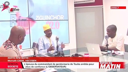 Momath Cissé vice président ASCOSEN explique la fixation des prix par le gouvernement