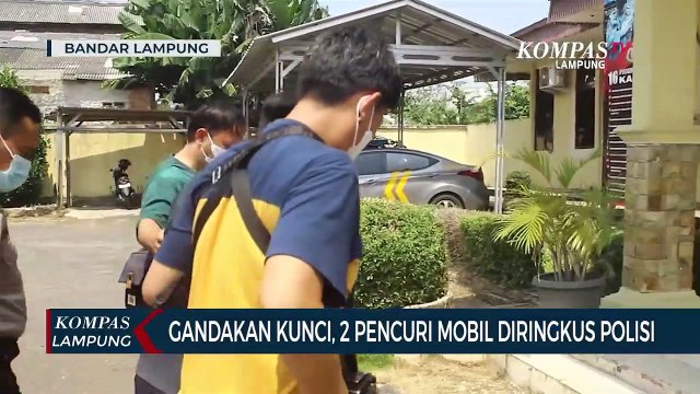 Gandakan Kunci, Dua Pencuri Mobil Diringkus Polisi