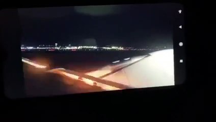 THY uçağında panik! O anlar yolcunun kamerasında