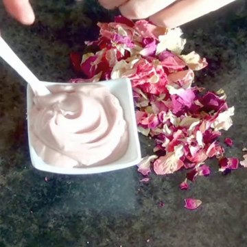 Easy Homemade Rose Nourishing cream | Skincare Remedies