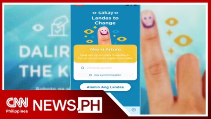 Sakay.ph app tulong sa pagpaparehistro ng 1st time voters