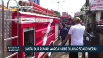 Lantai Dua Rumah Warga Habis Dilahap Si Jago Merah
