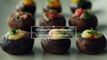 CHAMPIÑONES RELLENOS Tres ideas FÁCILES y SABROSAS