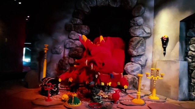 Dragon (LegoLand California) - Front Row Roller Coaster POV Video - Vekoma Family Coaster