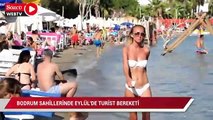 Bodrum sahillerinde Eylül’de turist bereketi