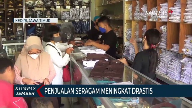 Jelang Pembelajaran Tatap Muka, Penjualan Seragam Sekolah Meningkat Drastis