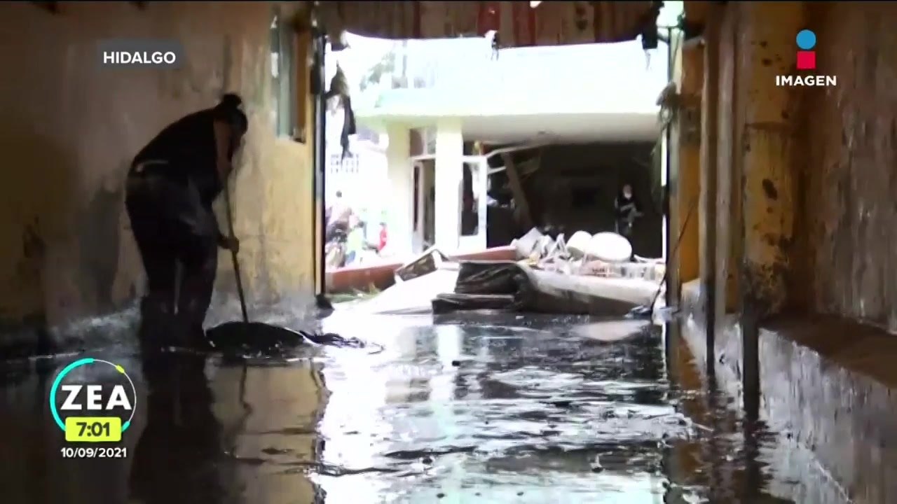 Calles de Tula severamente afectadas por inundaciones