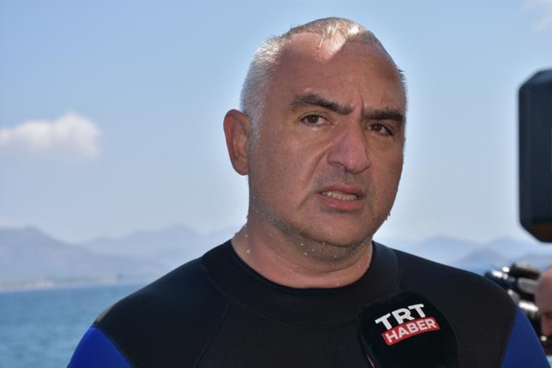 Son dakika haber! Kültür ve Turizm Bakanı Ersoy, Datça'da Osmanlı dönemi gemi batığına dalış yaptı Açıklaması