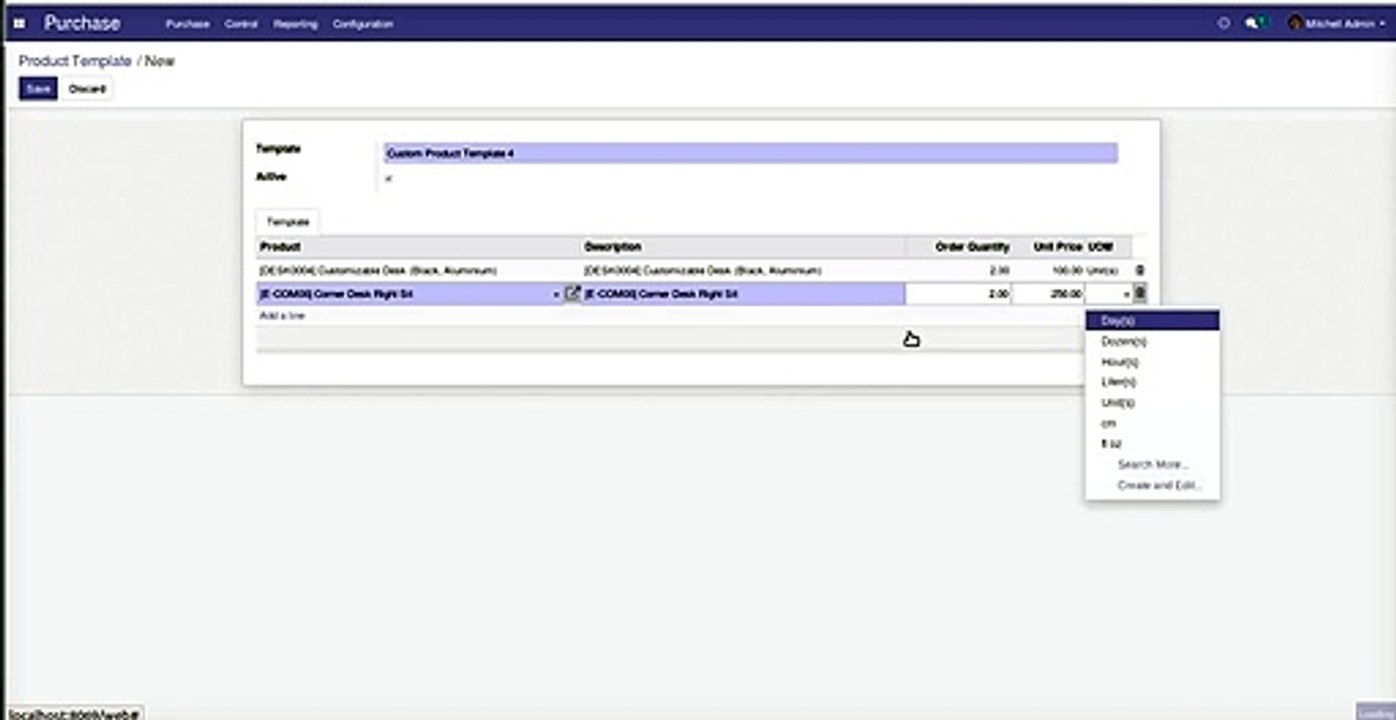 How to Create Product Template  and Apply for Purchase Order  in Odoo | Browseinfo