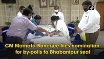 Mamata Banerjee files nomination for bypolls to Bhabanipur seat