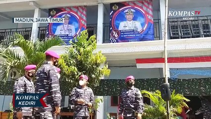 Peringati HUT Ke 76 TNI AL, Korps Marinir Gelar Vaksinasi Di Pesantren