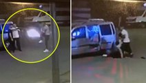 Güvenlik kamerası saniye saniye kaydetti! Tartıştıkları genci pompalıyla vurup, yerde tekmelediler