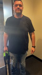 Leaf Blower Prank Sends Dentures Flying