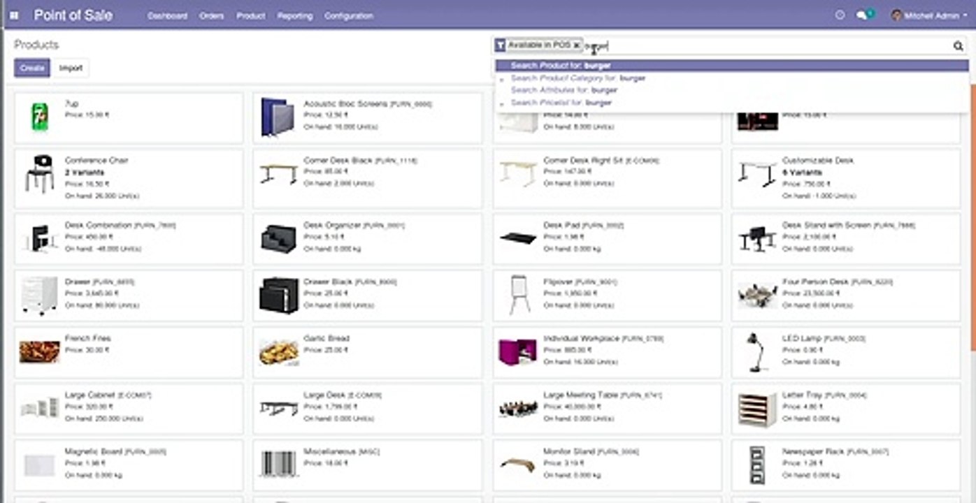 Offer several products for sale as one combined product in Point of sale | Browseinfo