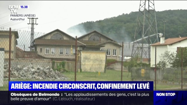 Ariège: l'incendie a été circonscrit dans une usine de métallurgie et le confinement levé