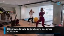 El improvisado baile de Sara Sálamo que arrasa en las redes