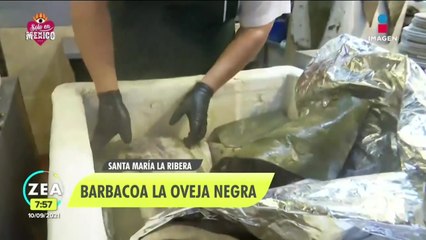 Preparan barbacoa tradicional en Santa María la Ribera