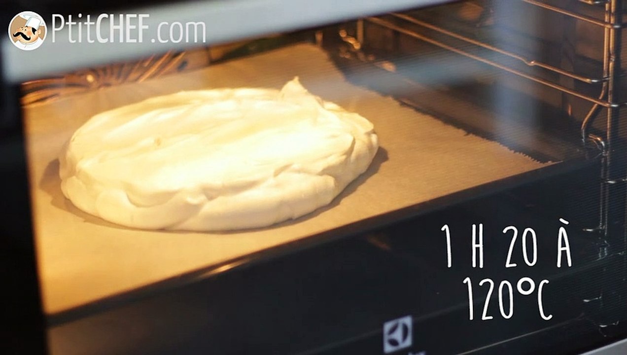 Pavlova aux fraises facile